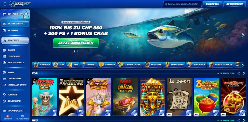 Bassbet Homepage
